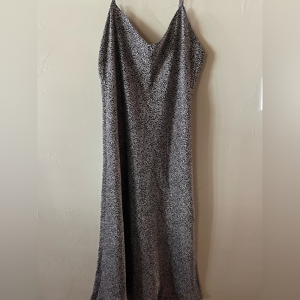 Black and White Slip Dress from Abercrombie and Fitch.